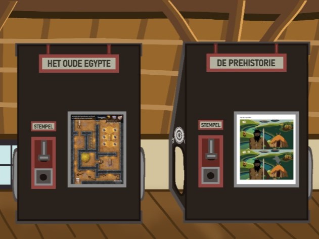 prototype kruiptunnel met digitale spellen